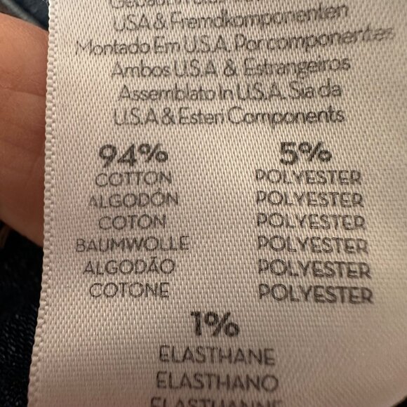 Mother Jeans The Insider Crop Step Chew Women's Size 28 Medium Wash Distressed - Picture 13 of 13